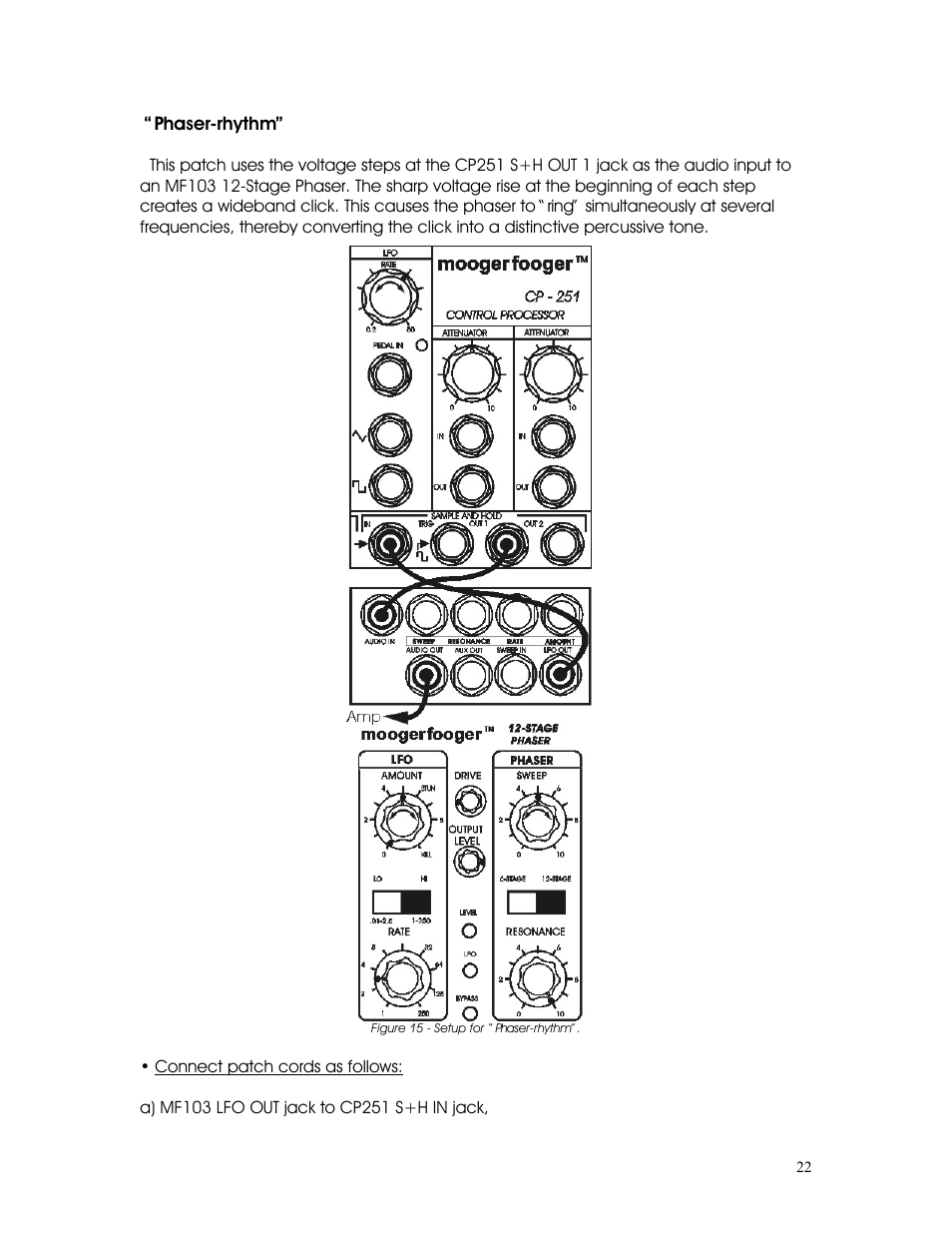 Moog Music CP-251 Moogerfooger Control Processor User Manual | Page 22 / 27