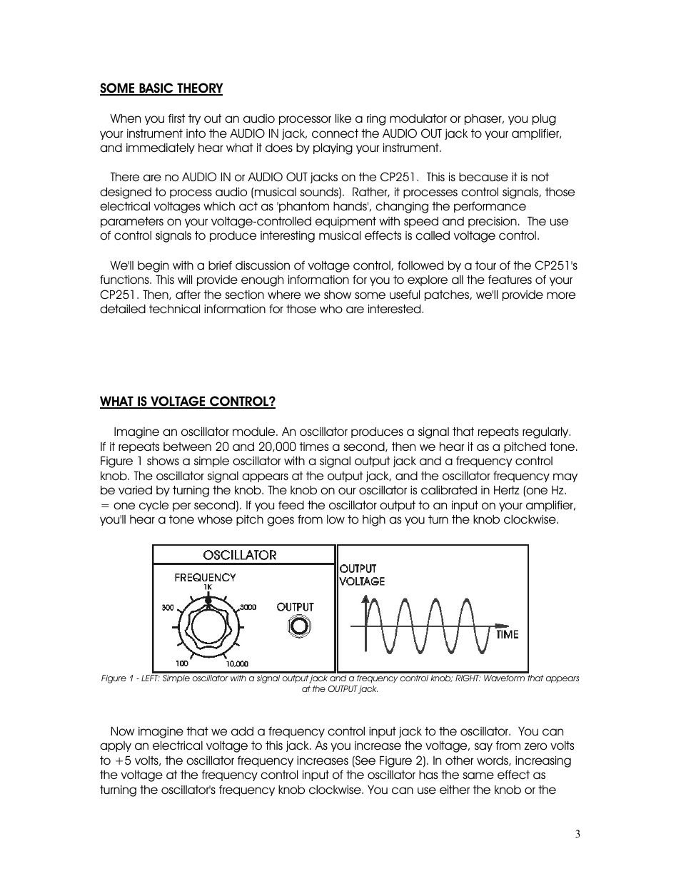 Moog Music CP-251 Moogerfooger Control Processor User Manual | Page 3 / 27