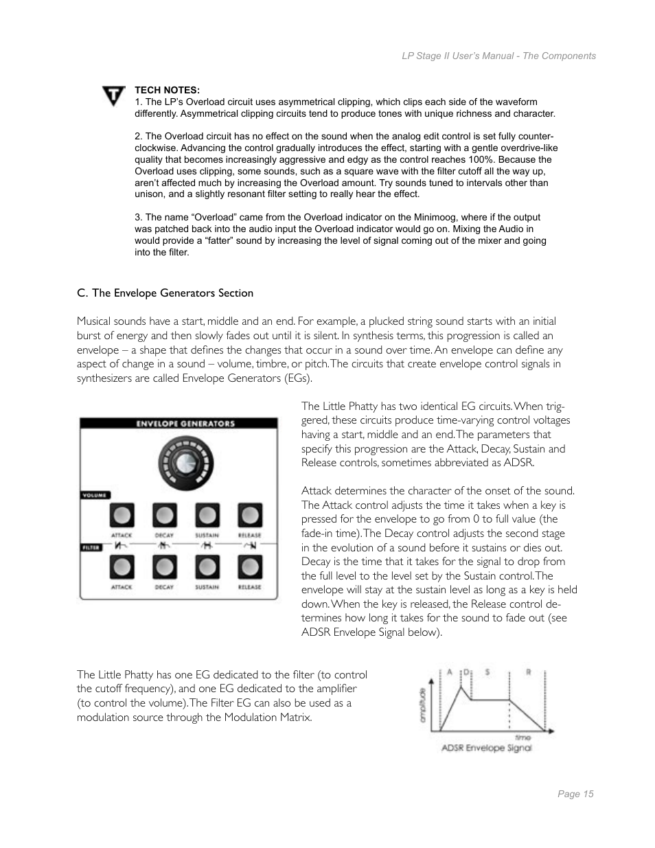 Moog Music Little Phatty Stage II User Manual | Page 13 / 76