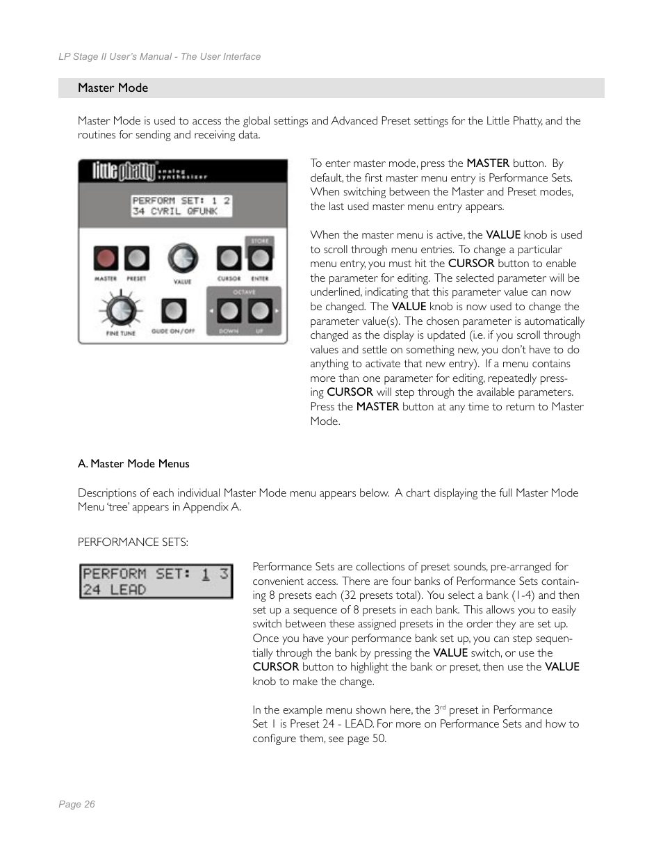 Moog Music Little Phatty Stage II User Manual | Page 24 / 76
