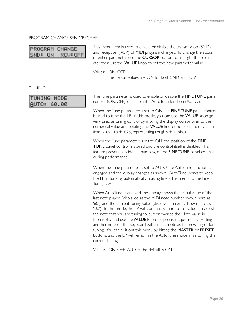 Moog Music Little Phatty Stage II User Manual | Page 27 / 76