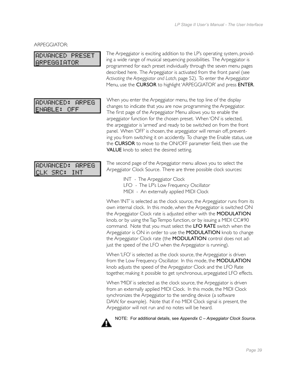 Moog Music Little Phatty Stage II User Manual | Page 37 / 76