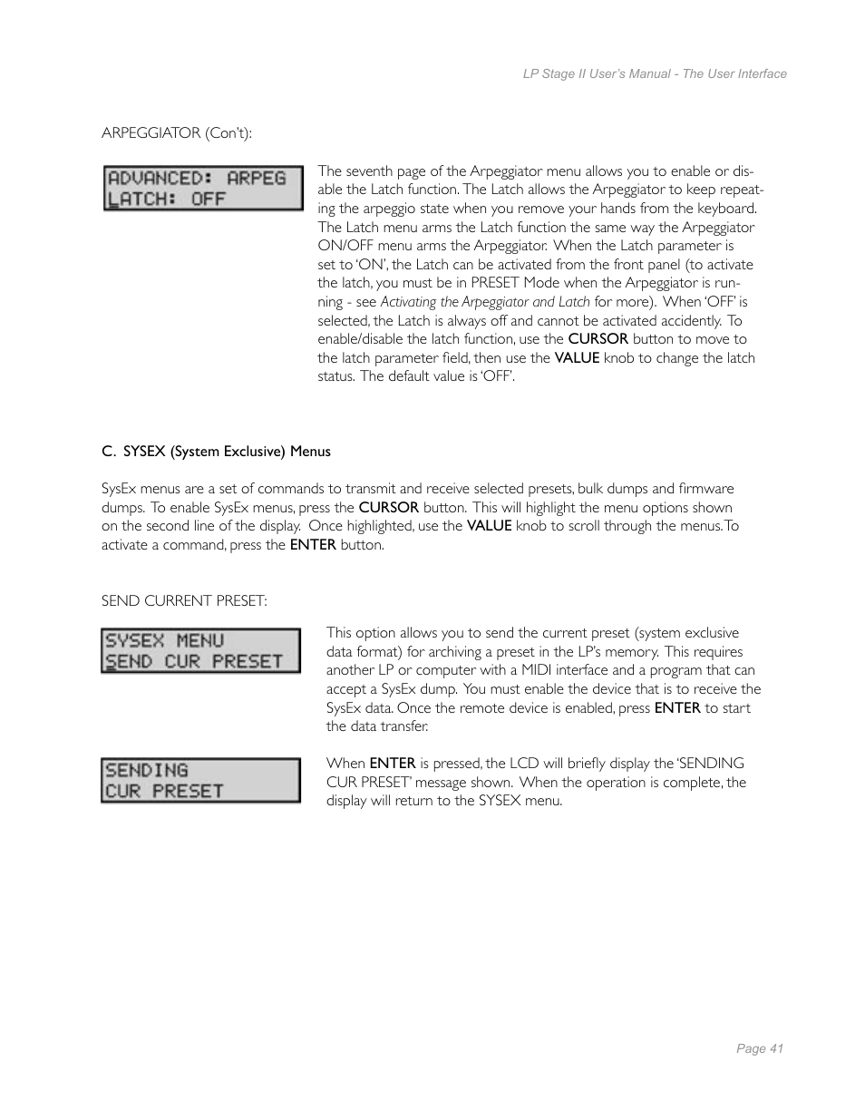 Moog Music Little Phatty Stage II User Manual | Page 39 / 76