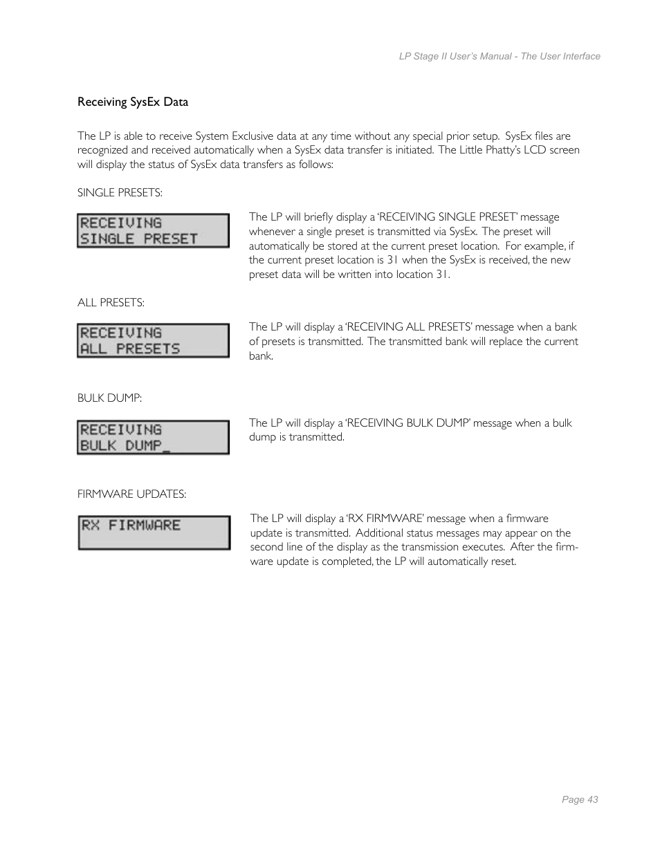 Moog Music Little Phatty Stage II User Manual | Page 41 / 76
