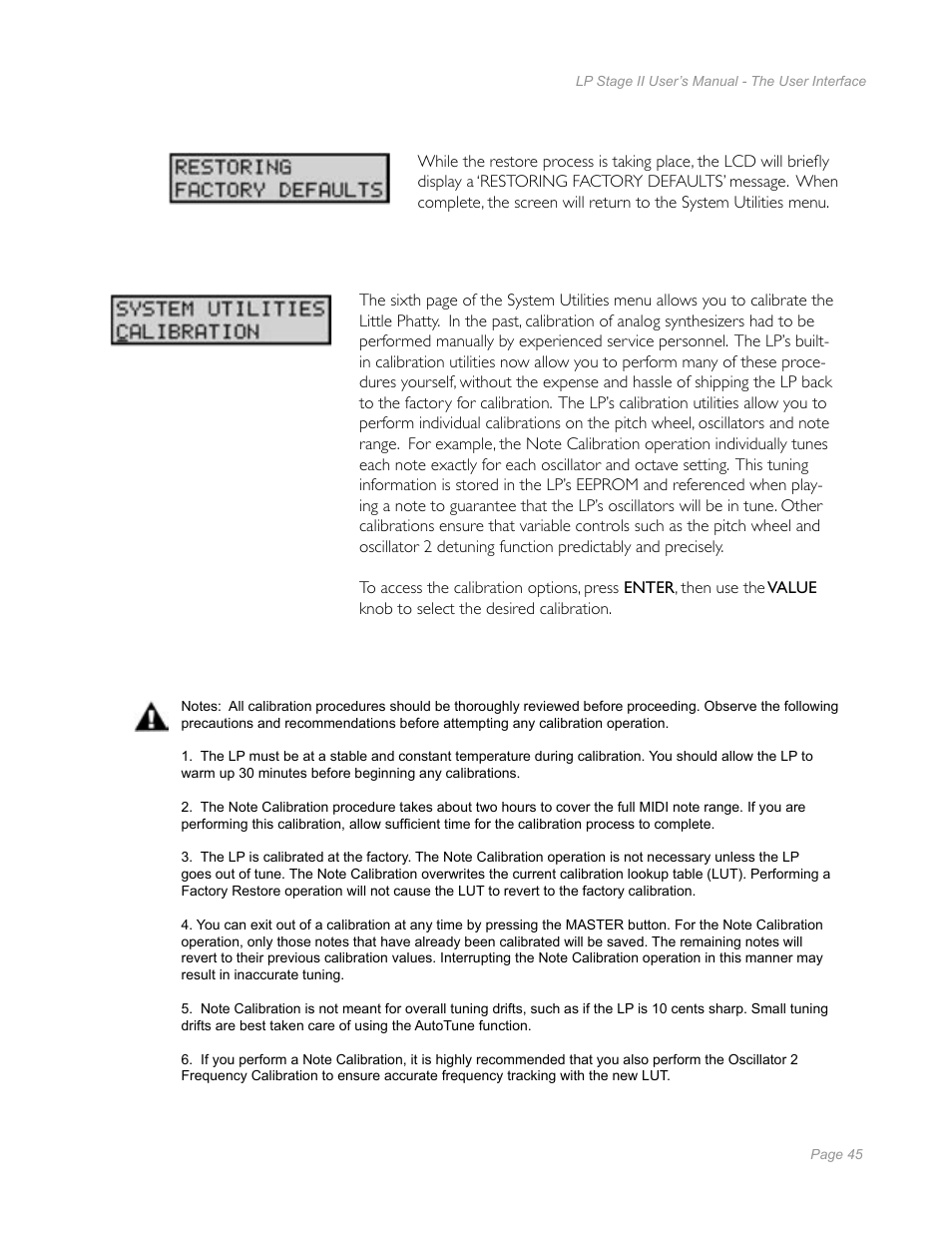 Moog Music Little Phatty Stage II User Manual | Page 43 / 76