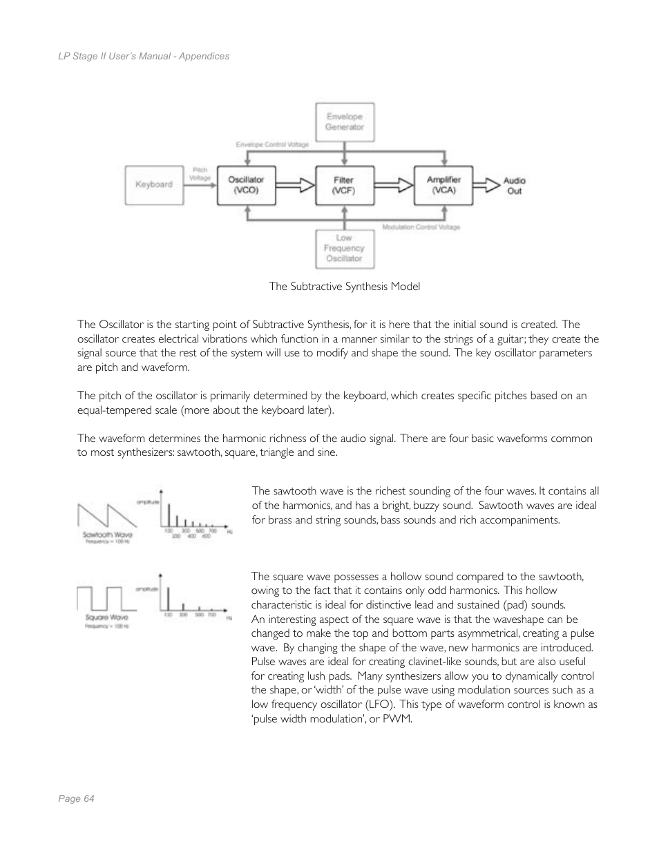 Moog Music Little Phatty Stage II User Manual | Page 62 / 76