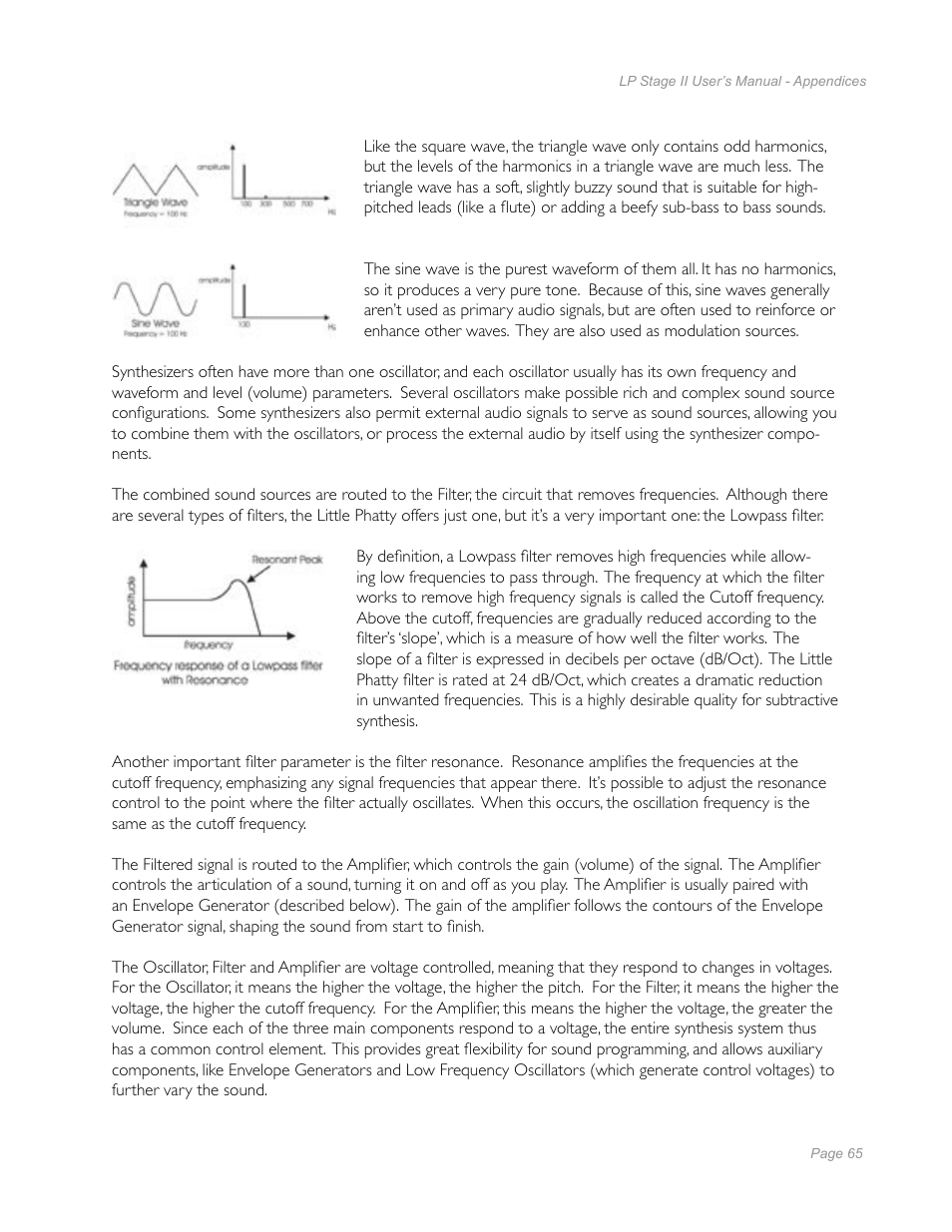 Moog Music Little Phatty Stage II User Manual | Page 63 / 76