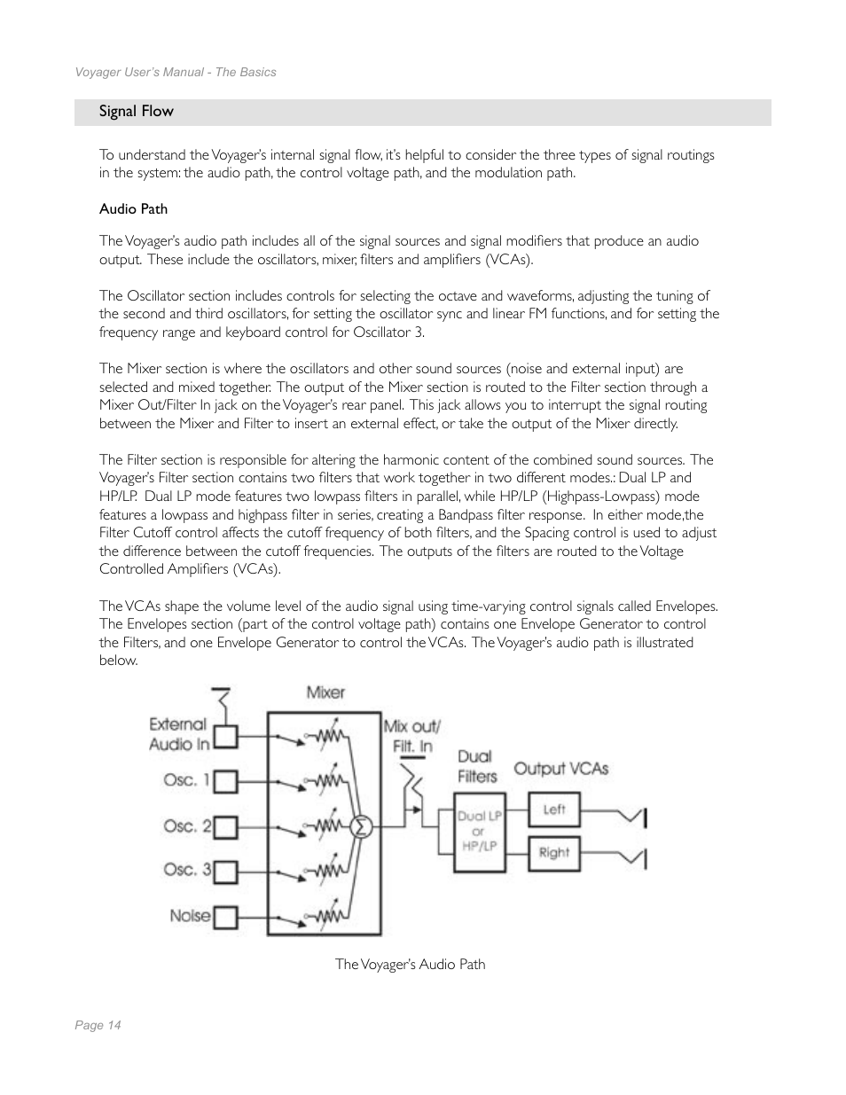 Moog Music Minimoog Voyager Performer Edition User Manual | Page 12 / 116