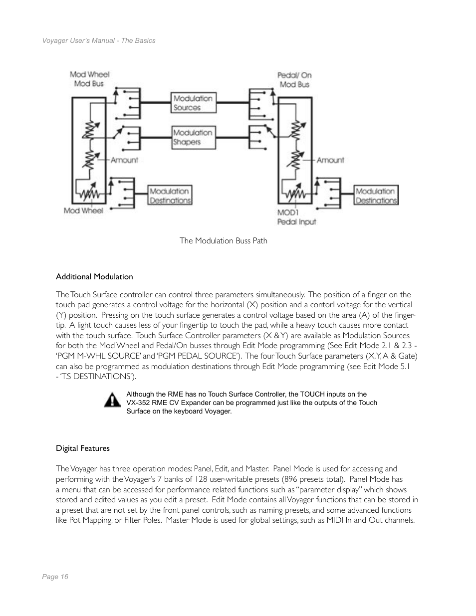Moog Music Minimoog Voyager Performer Edition User Manual | Page 14 / 116