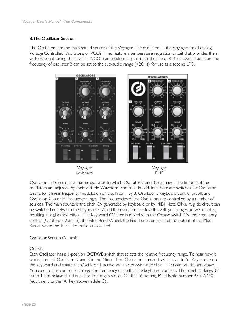 Moog Music Minimoog Voyager Performer Edition User Manual | Page 18 / 116
