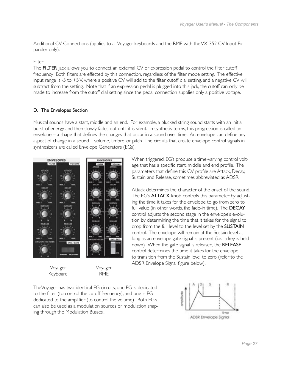 Moog Music Minimoog Voyager Performer Edition User Manual | Page 25 / 116