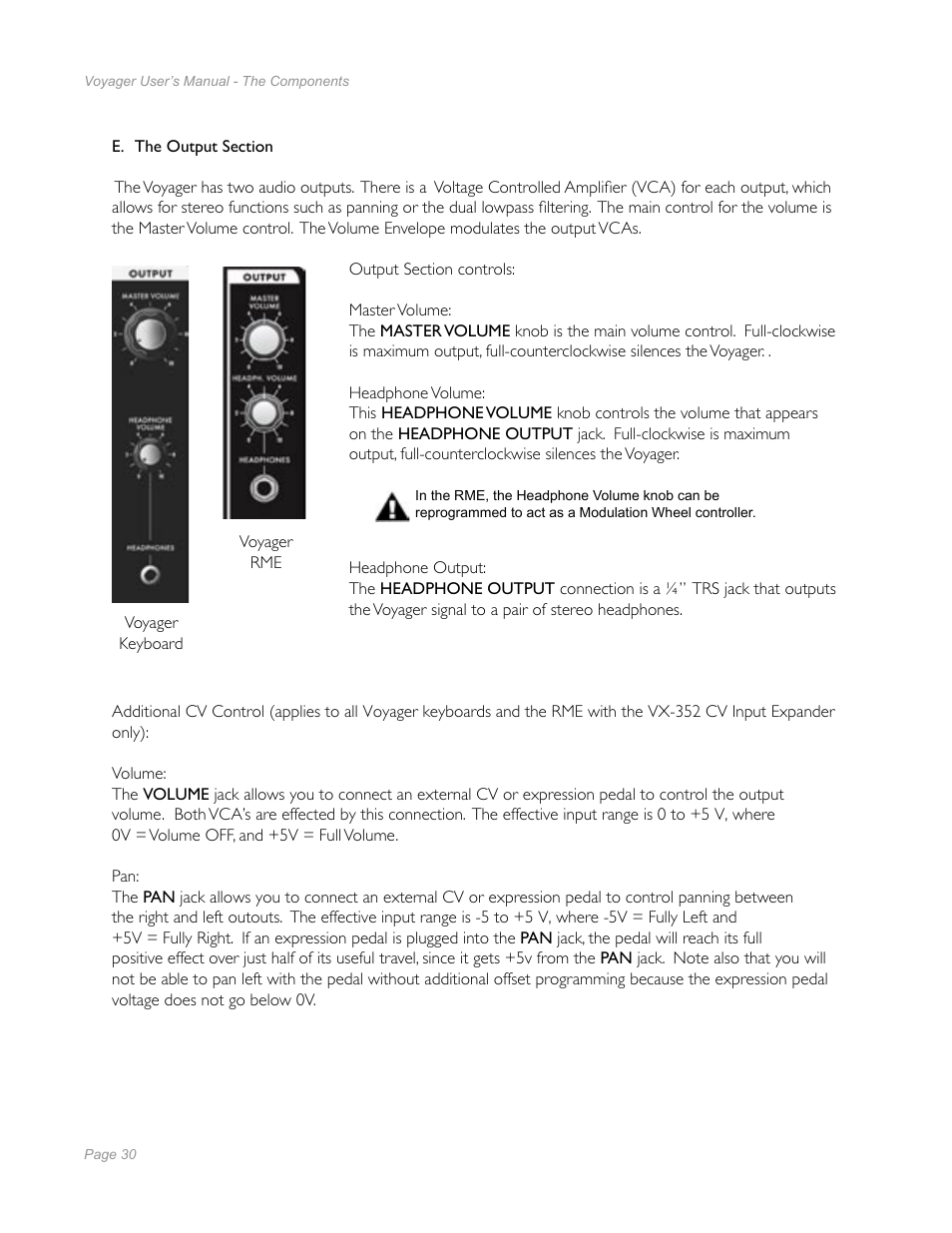 Moog Music Minimoog Voyager Performer Edition User Manual | Page 28 / 116