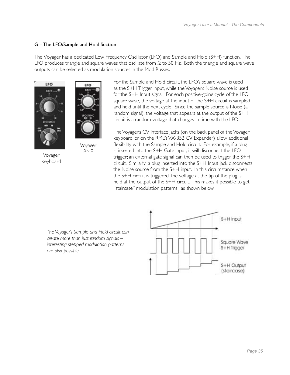 Moog Music Minimoog Voyager Performer Edition User Manual | Page 33 / 116