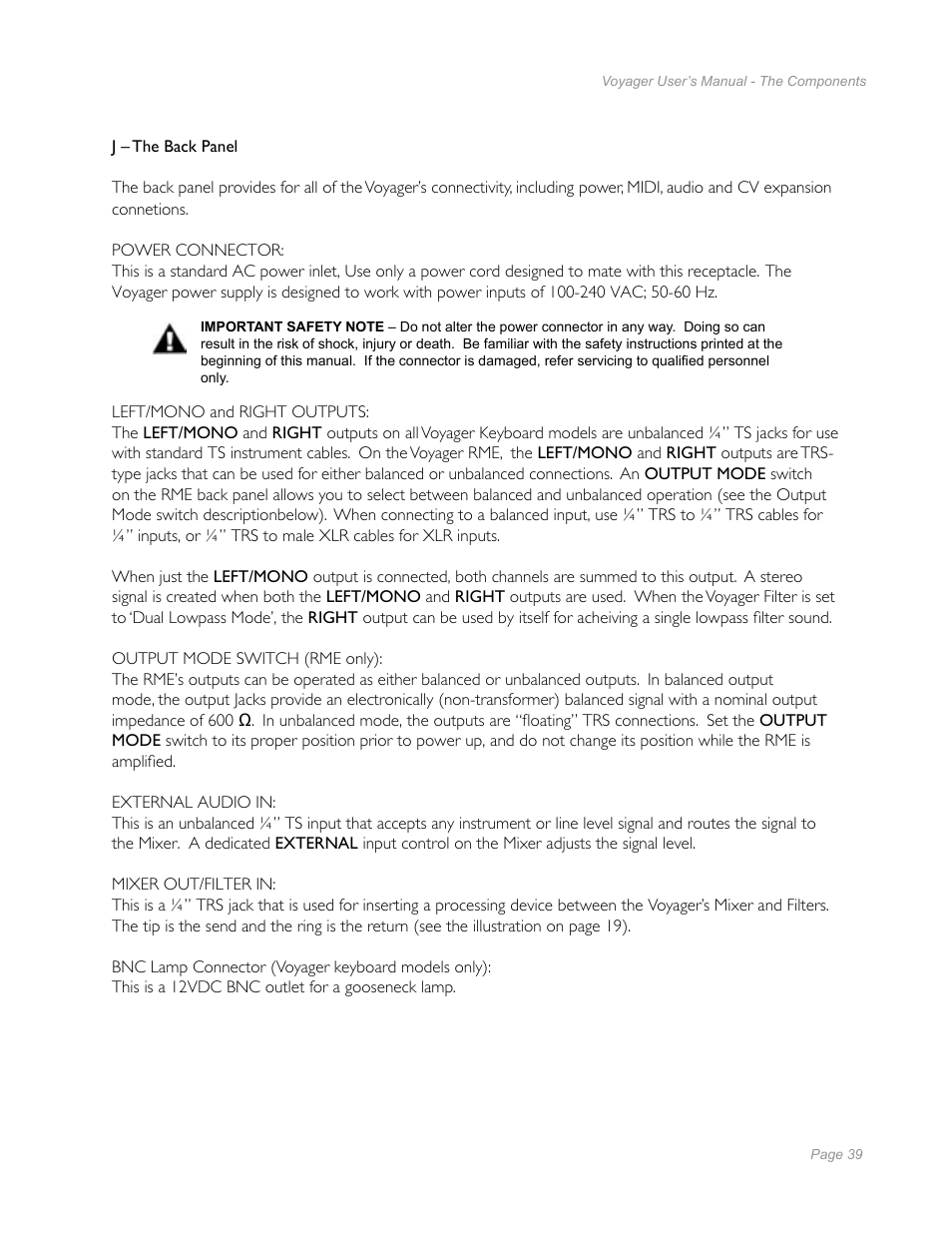 Moog Music Minimoog Voyager Performer Edition User Manual | Page 37 / 116