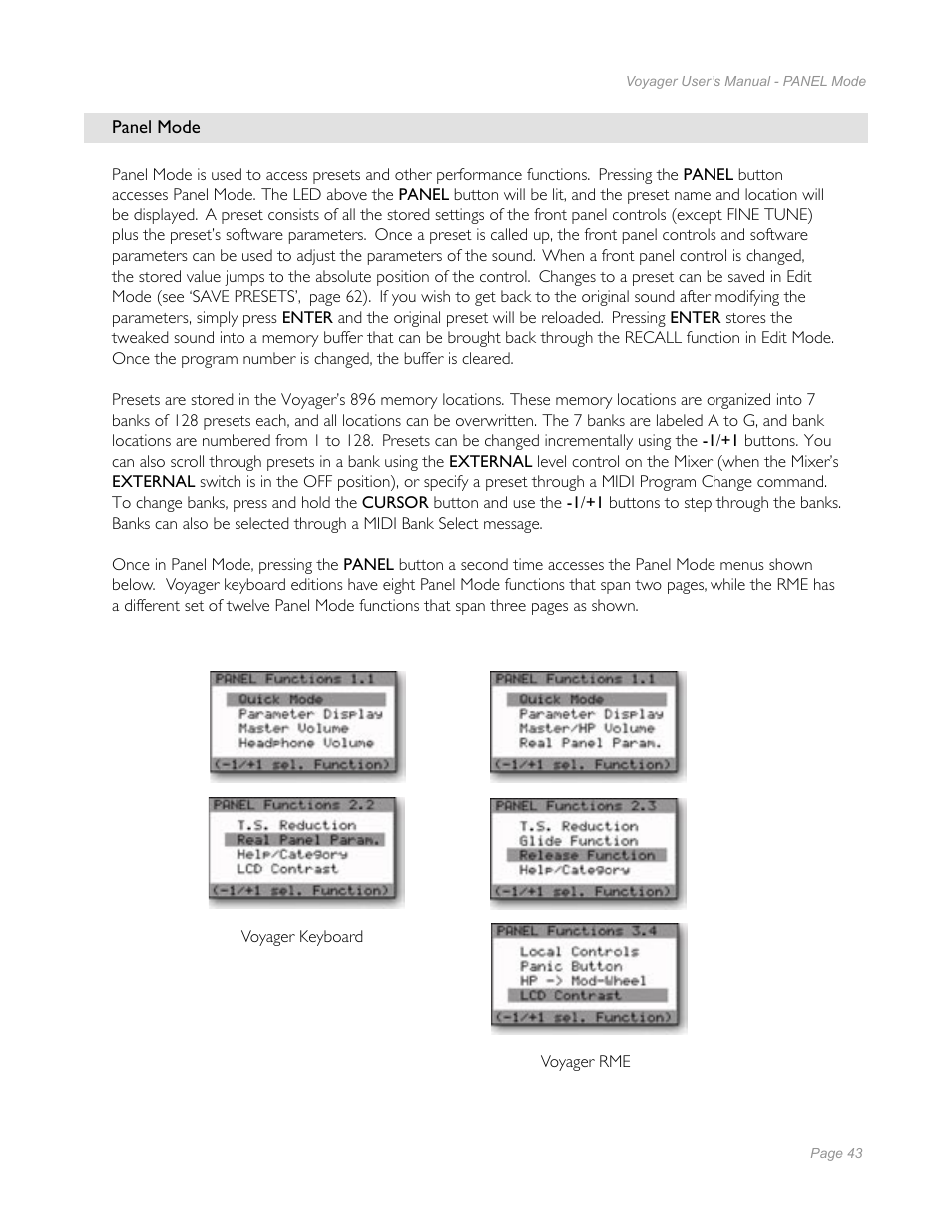 Moog Music Minimoog Voyager Performer Edition User Manual | Page 41 / 116