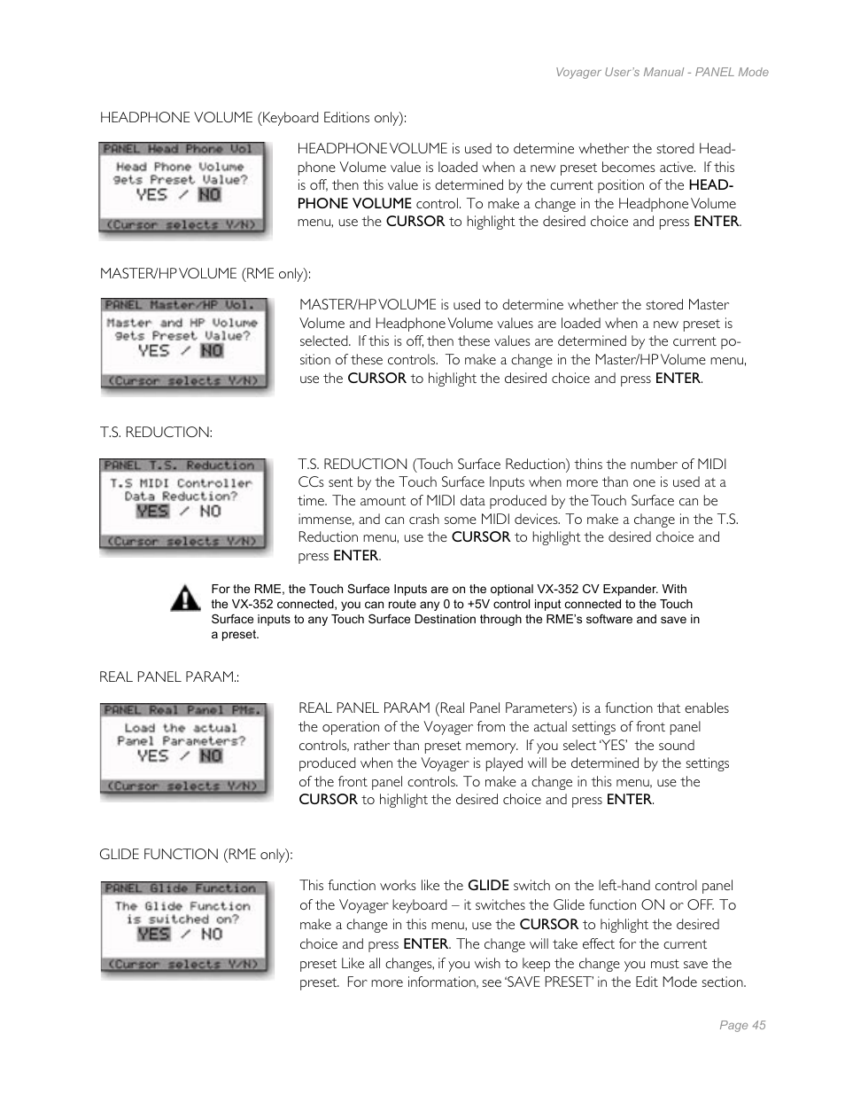 Moog Music Minimoog Voyager Performer Edition User Manual | Page 43 / 116