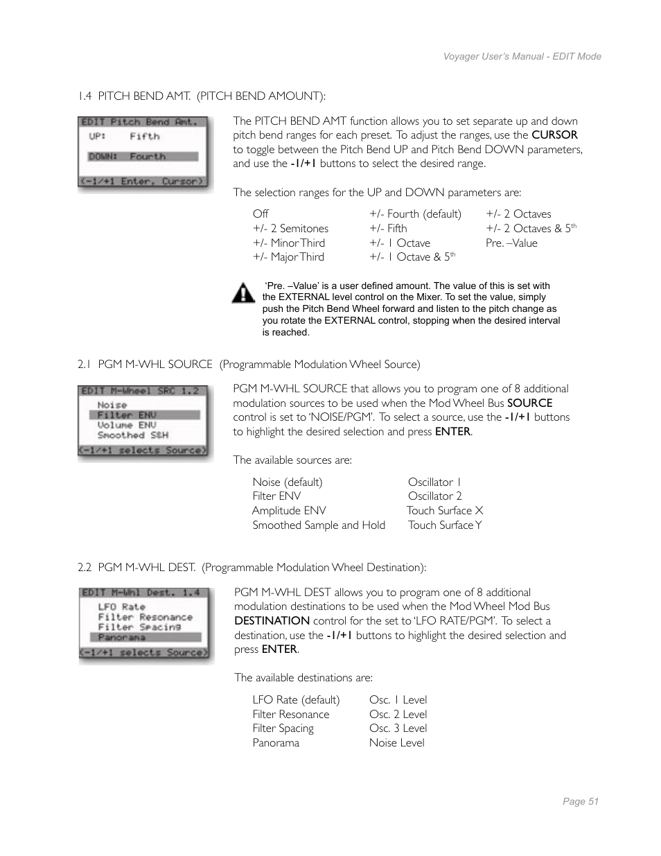 Moog Music Minimoog Voyager Performer Edition User Manual | Page 49 / 116