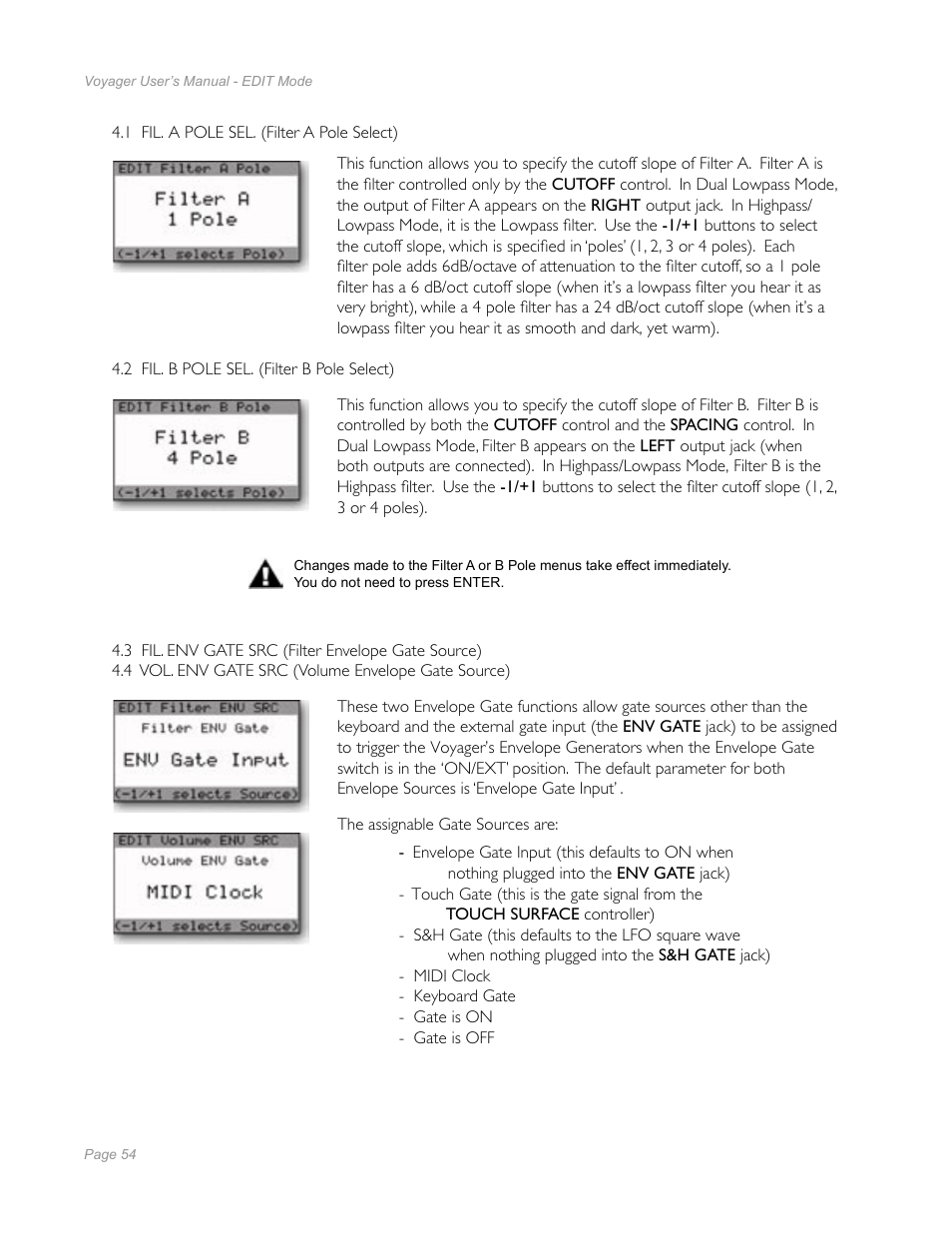 Moog Music Minimoog Voyager Performer Edition User Manual | Page 52 / 116