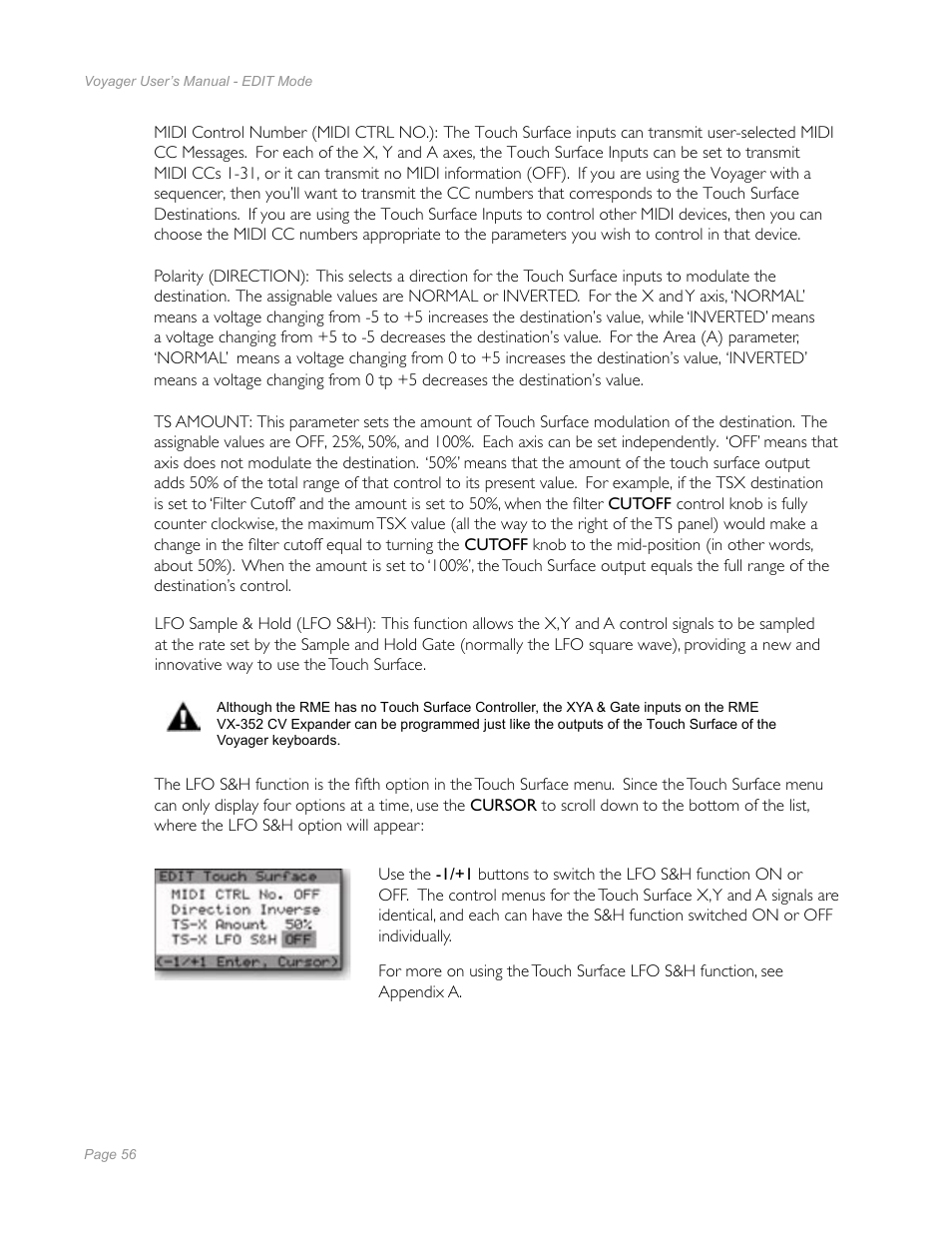 Moog Music Minimoog Voyager Performer Edition User Manual | Page 54 / 116