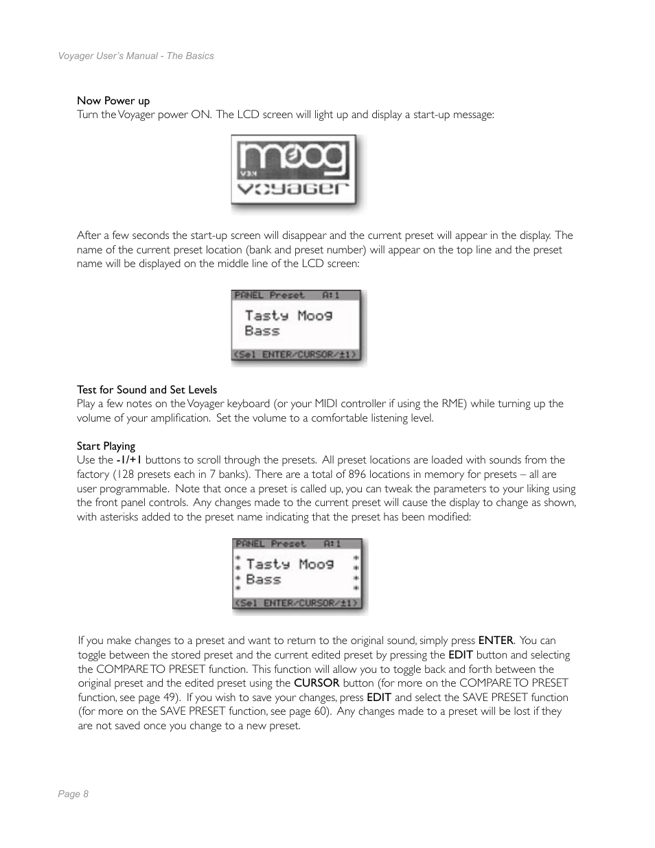 Moog Music Minimoog Voyager Performer Edition User Manual | Page 6 / 116