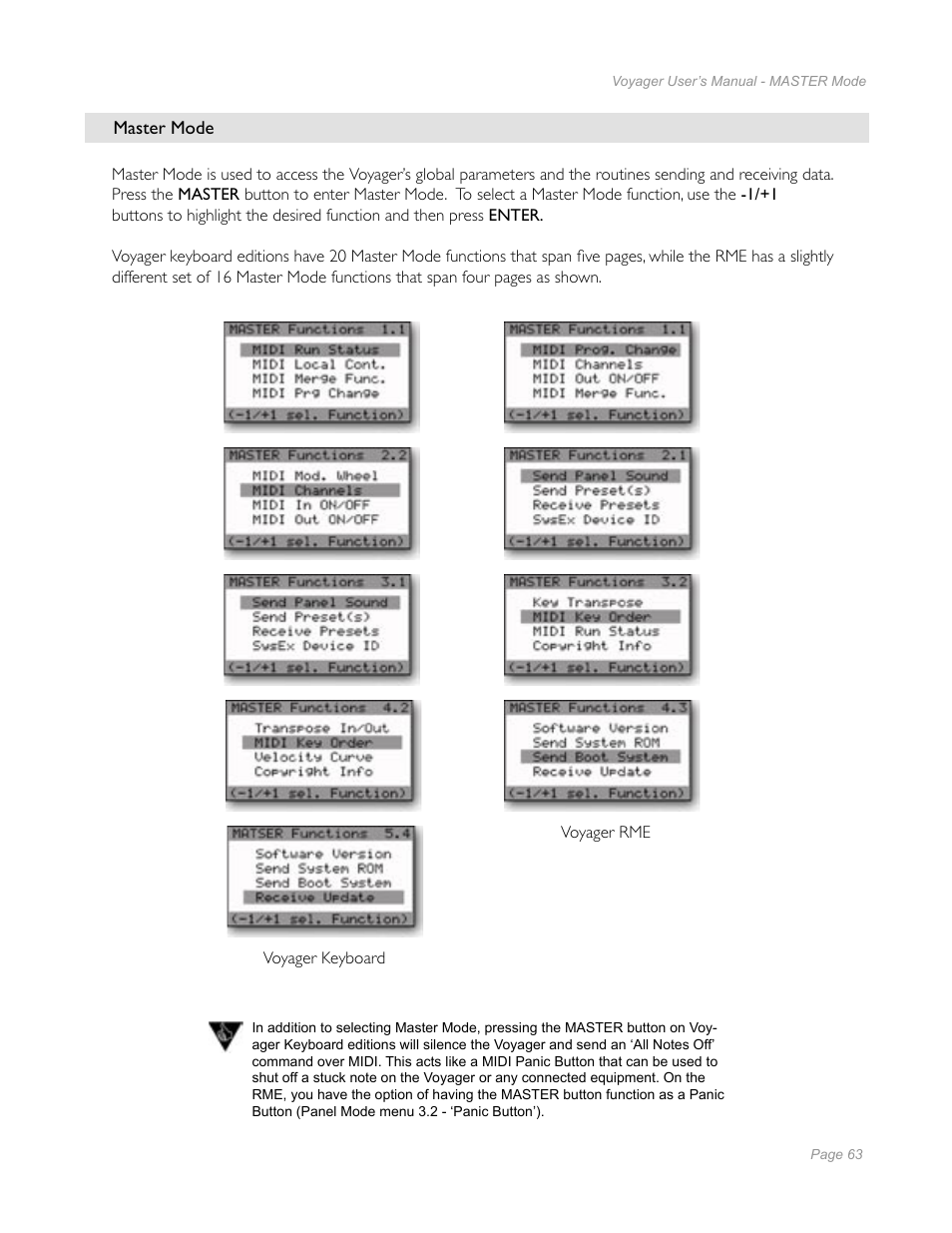 Moog Music Minimoog Voyager Performer Edition User Manual | Page 61 / 116