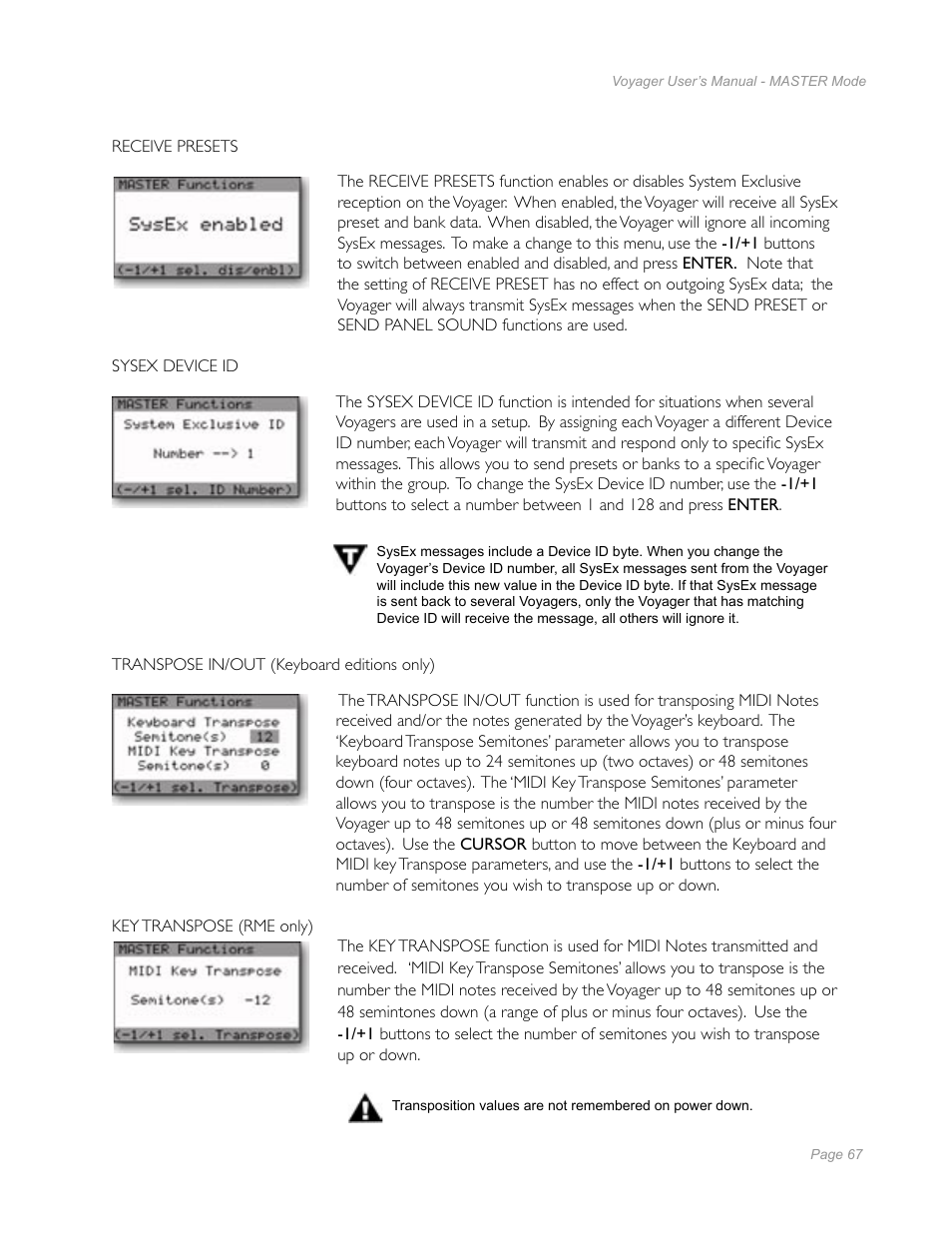 Moog Music Minimoog Voyager Performer Edition User Manual | Page 65 / 116