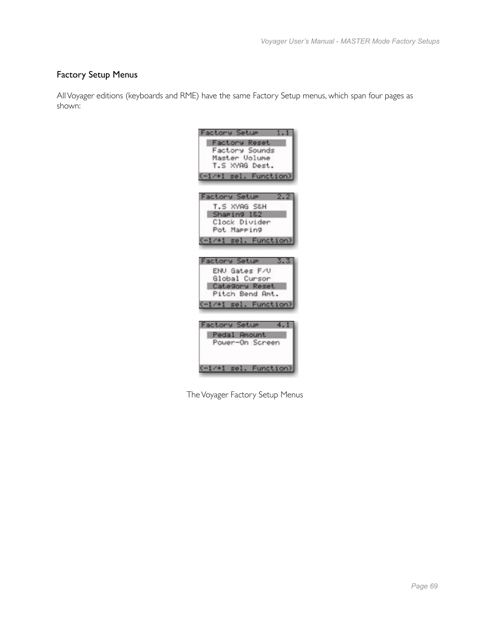 Moog Music Minimoog Voyager Performer Edition User Manual | Page 67 / 116