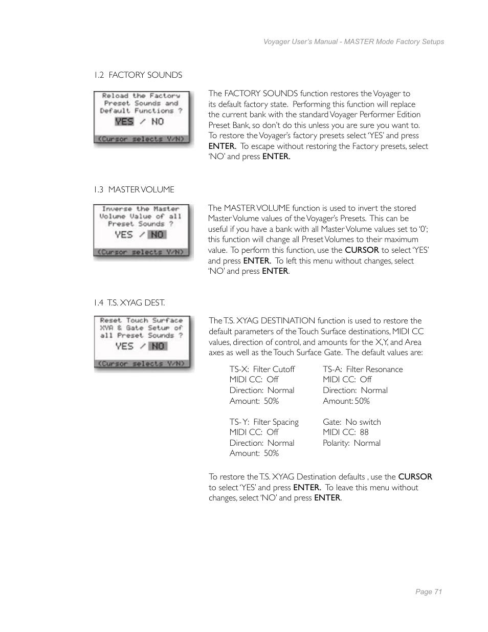 Moog Music Minimoog Voyager Performer Edition User Manual | Page 69 / 116