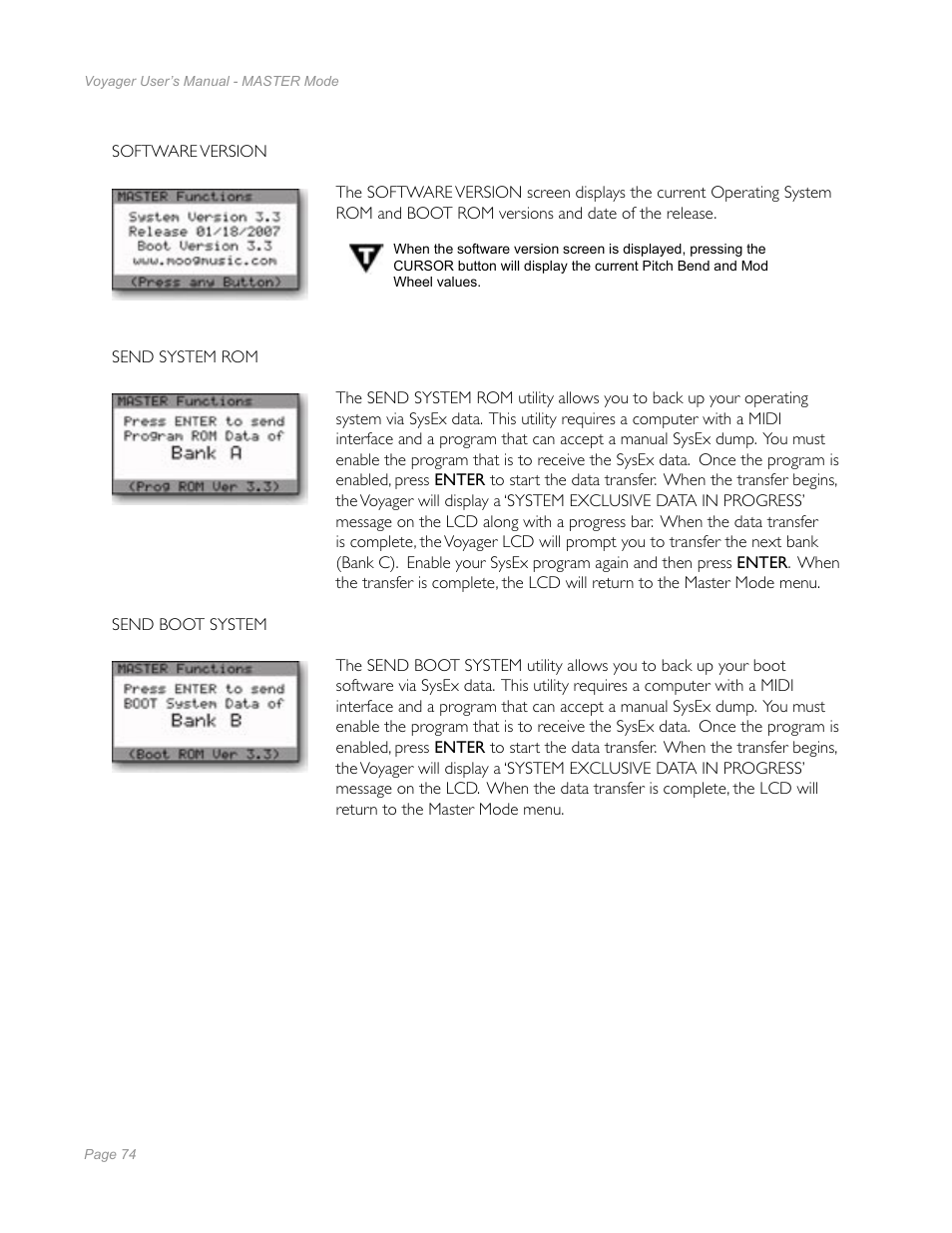 Moog Music Minimoog Voyager Performer Edition User Manual | Page 72 / 116