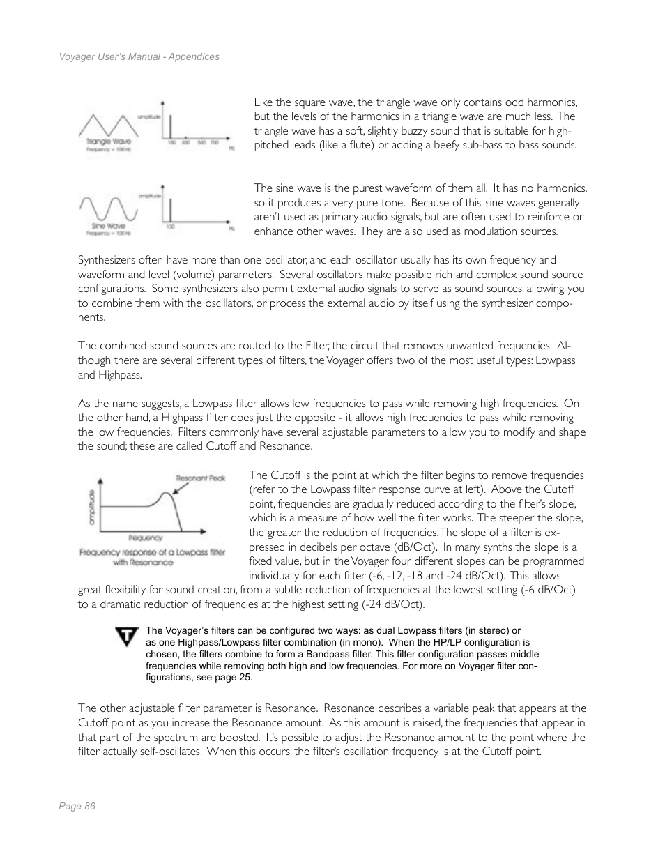 Moog Music Minimoog Voyager Performer Edition User Manual | Page 84 / 116