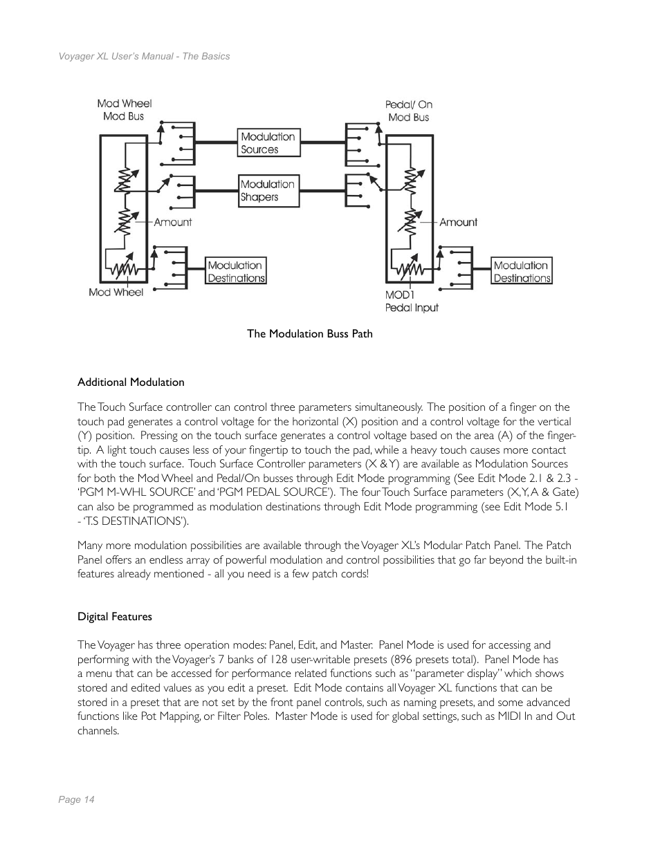 Moog Music Minimoog Voyager XL User Manual | Page 12 / 100