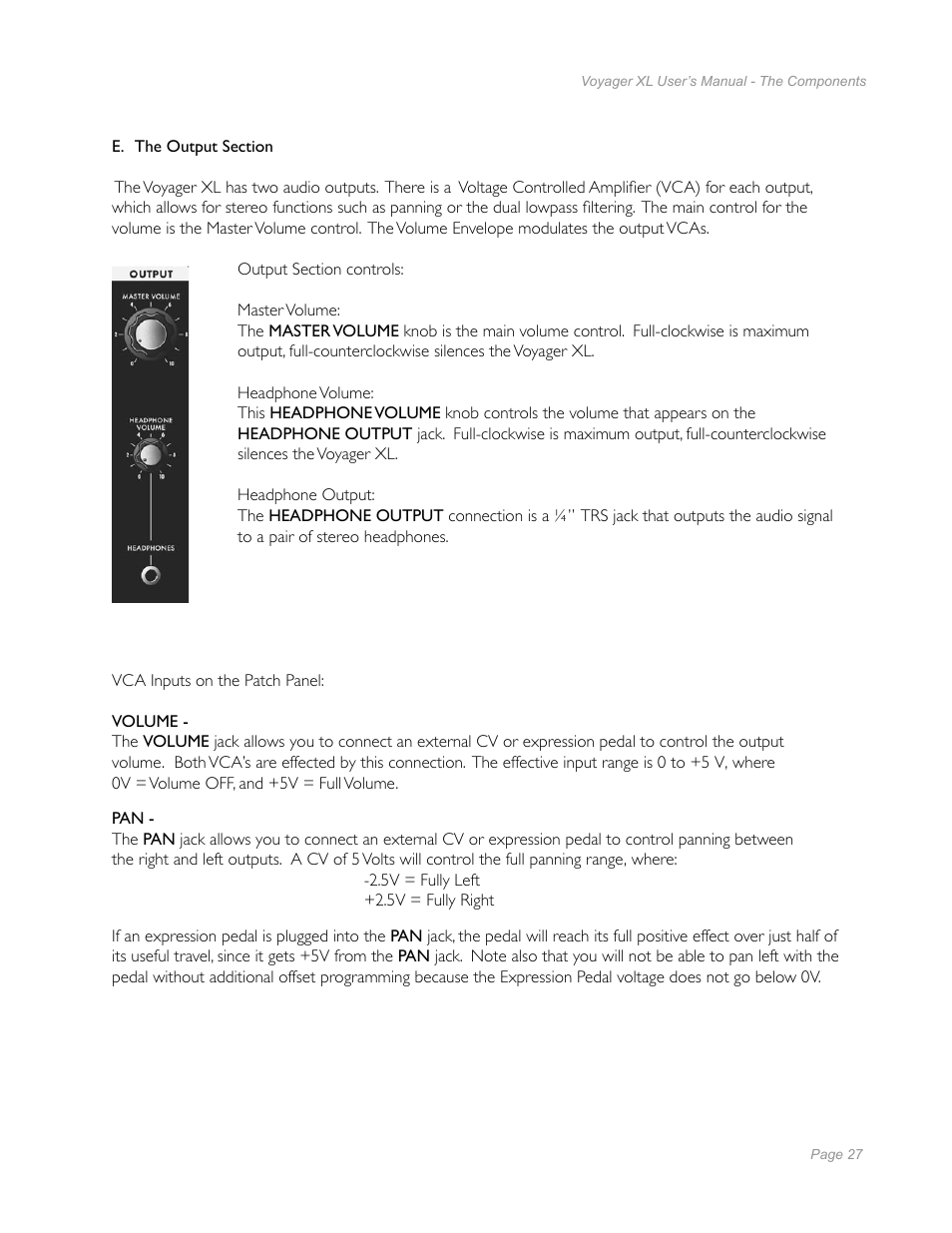 Moog Music Minimoog Voyager XL User Manual | Page 25 / 100