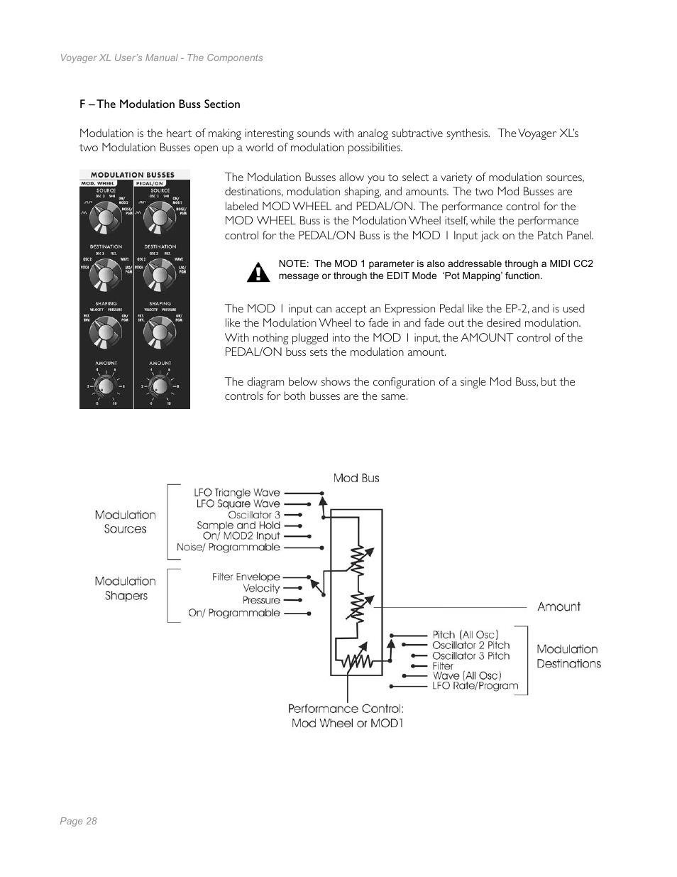 Moog Music Minimoog Voyager XL User Manual | Page 26 / 100