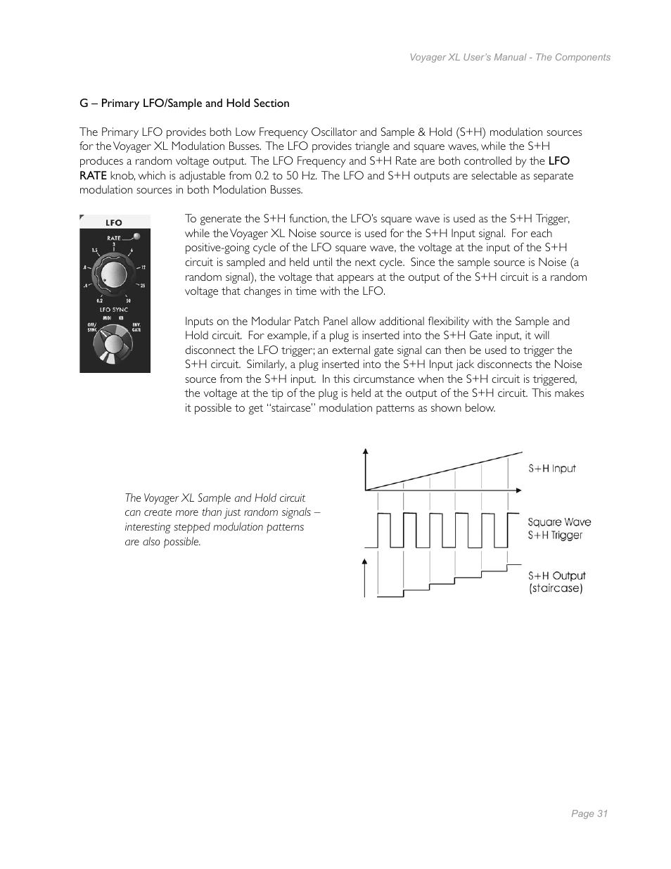 Moog Music Minimoog Voyager XL User Manual | Page 29 / 100