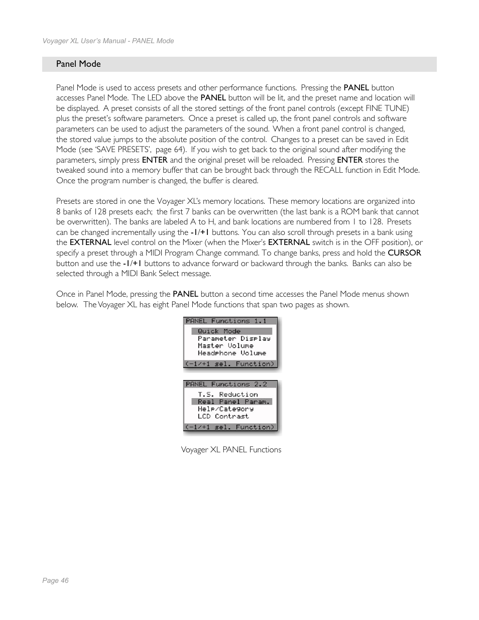 Moog Music Minimoog Voyager XL User Manual | Page 44 / 100