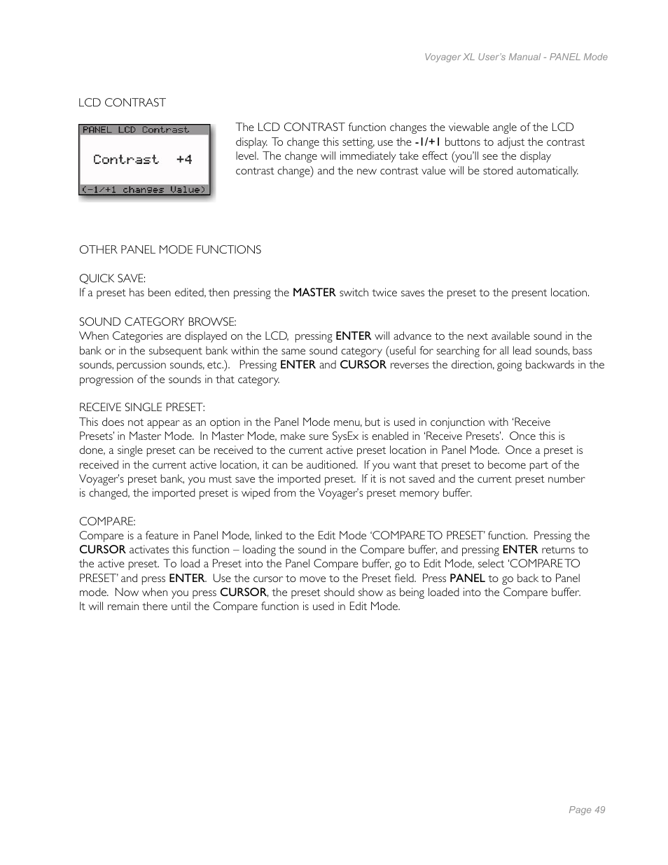 Moog Music Minimoog Voyager XL User Manual | Page 47 / 100