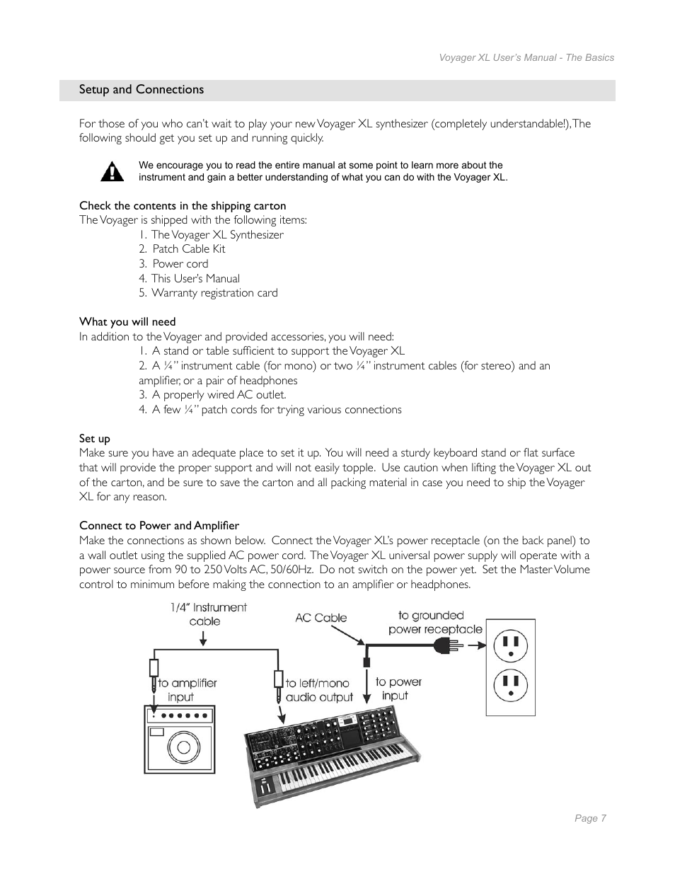 Moog Music Minimoog Voyager XL User Manual | Page 5 / 100