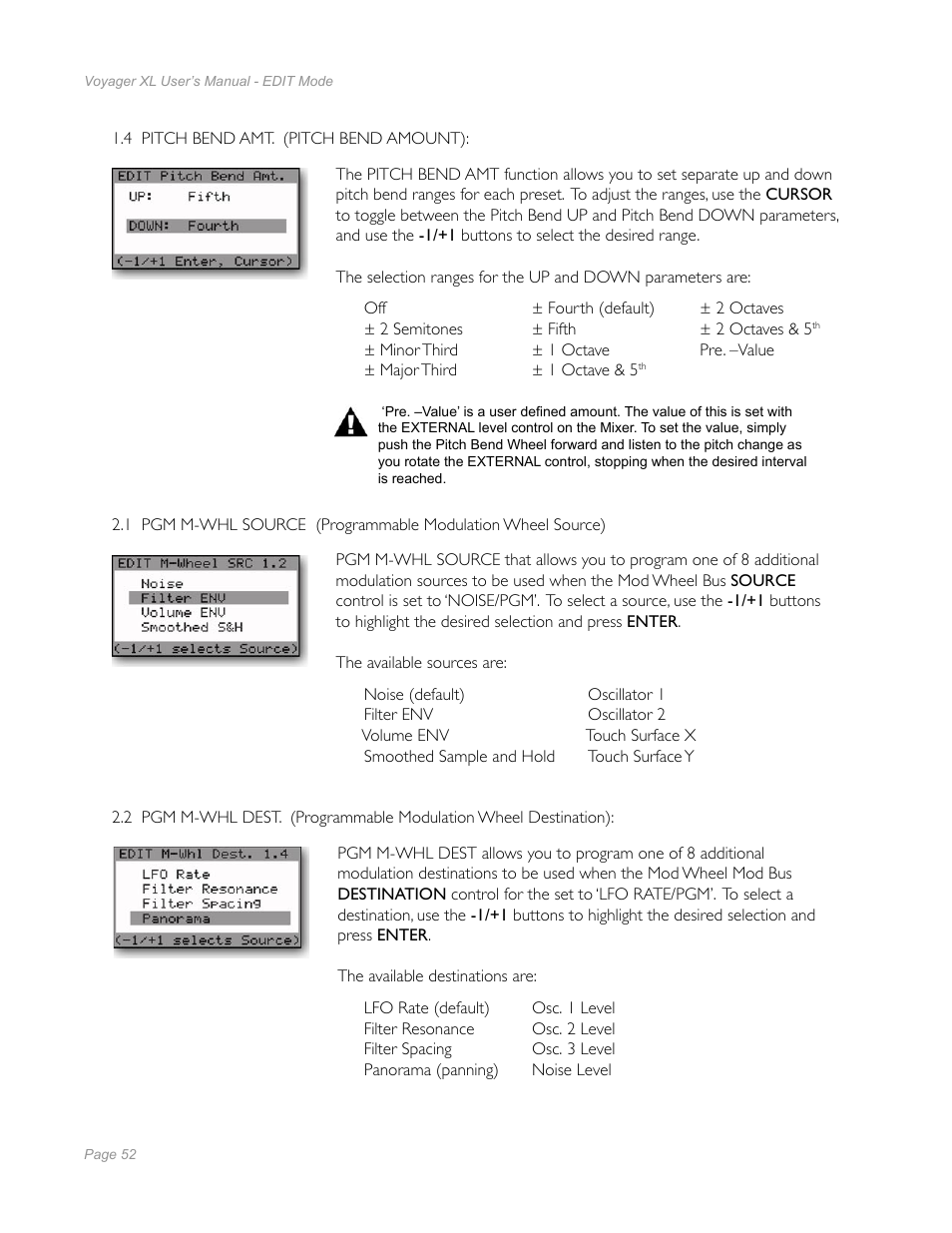 Moog Music Minimoog Voyager XL User Manual | Page 50 / 100
