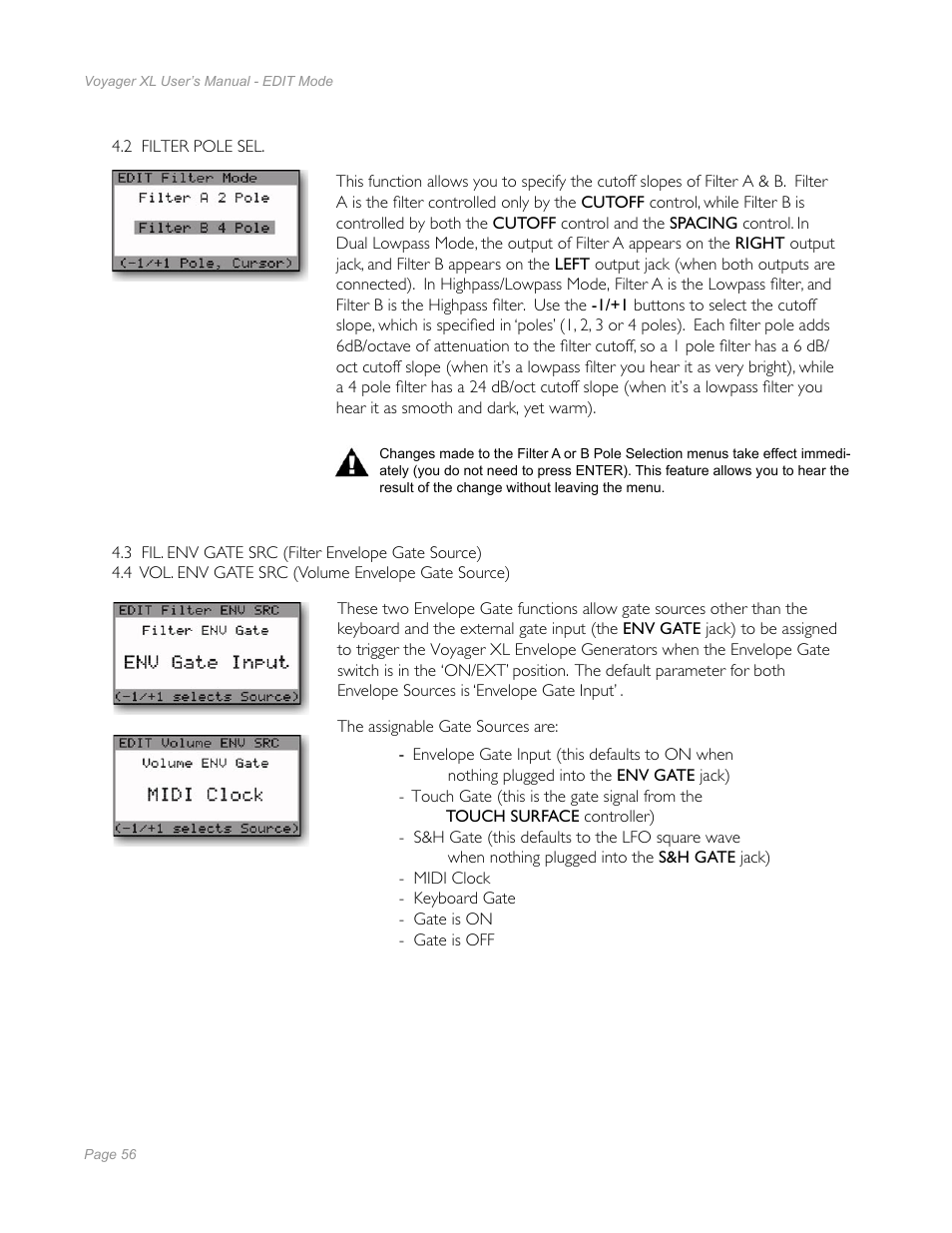 Moog Music Minimoog Voyager XL User Manual | Page 54 / 100