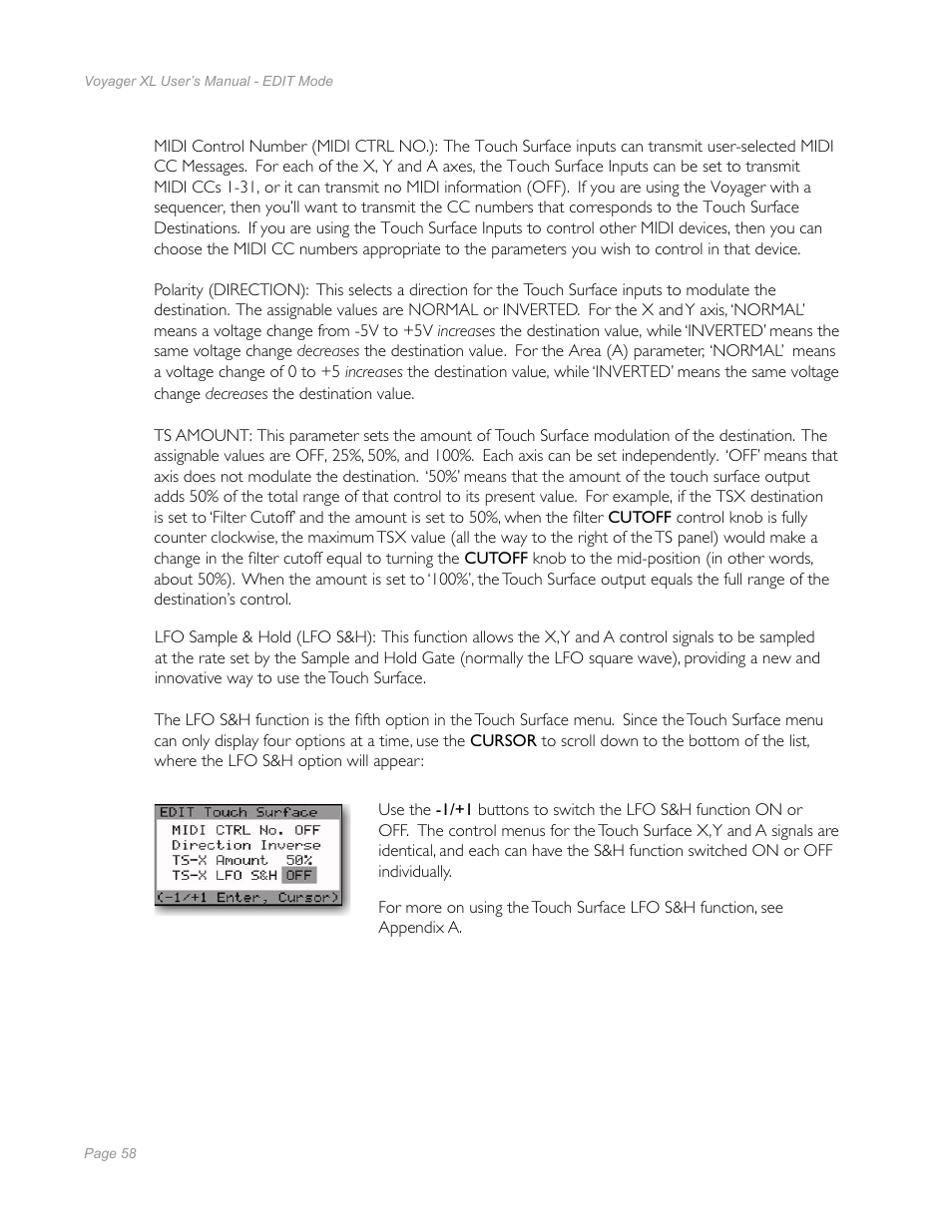Moog Music Minimoog Voyager XL User Manual | Page 56 / 100