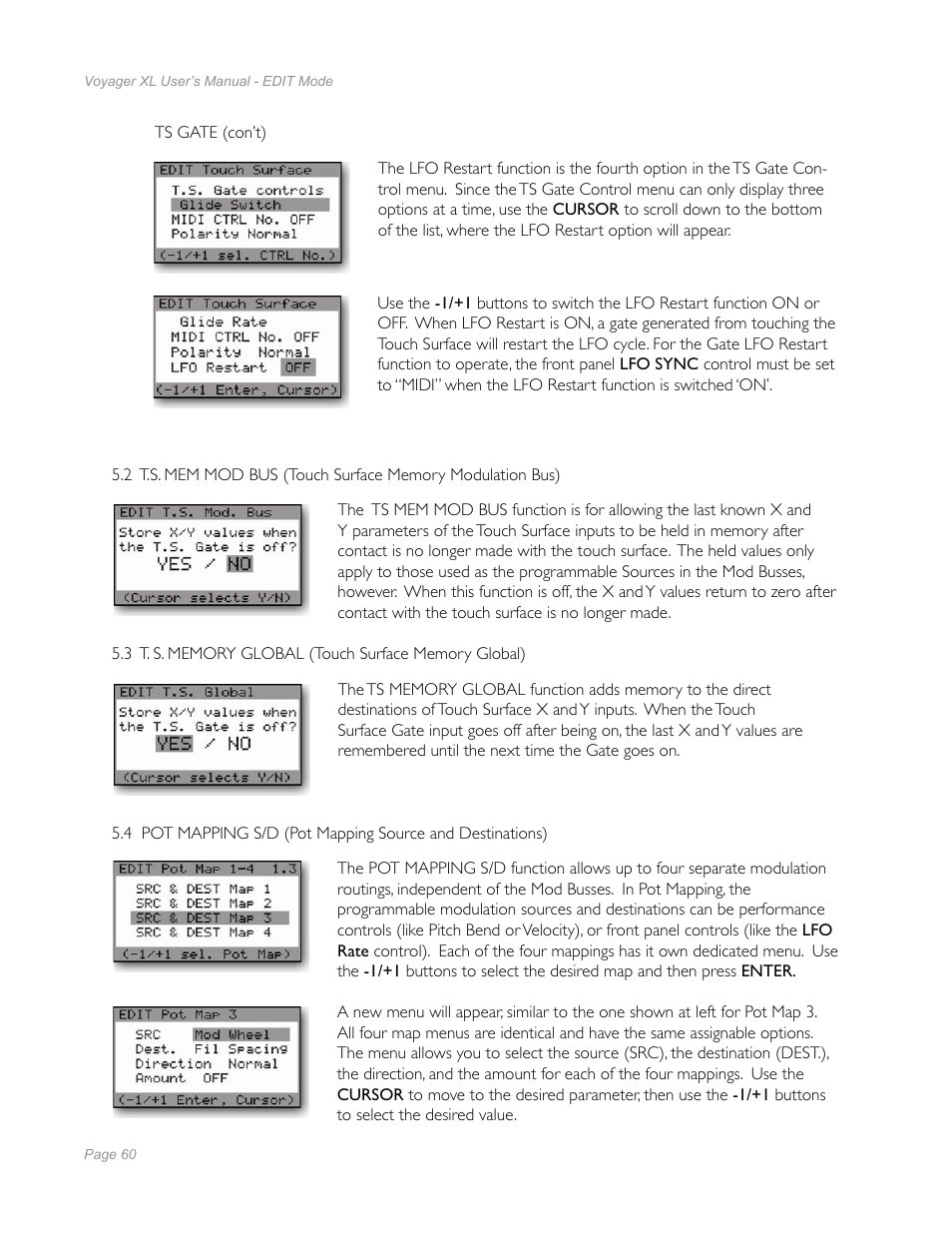 Moog Music Minimoog Voyager XL User Manual | Page 58 / 100