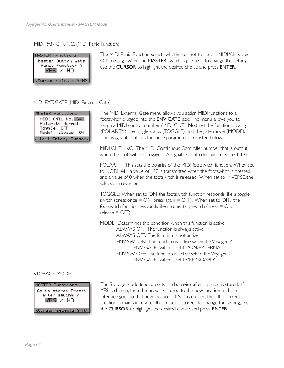 Moog Music Minimoog Voyager XL User Manual | Page 66 / 100