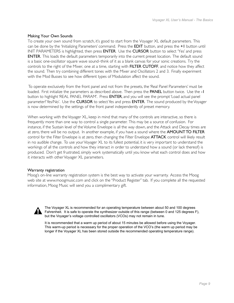 Moog Music Minimoog Voyager XL User Manual | Page 7 / 100