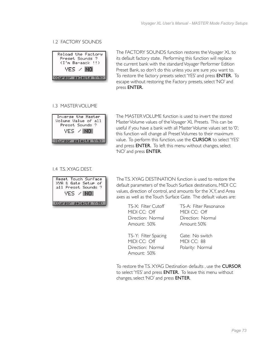 Moog Music Minimoog Voyager XL User Manual | Page 71 / 100