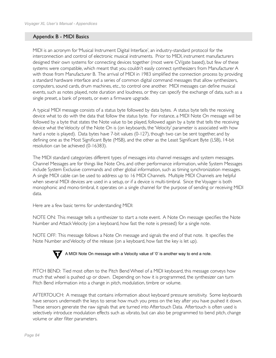 Moog Music Minimoog Voyager XL User Manual | Page 82 / 100