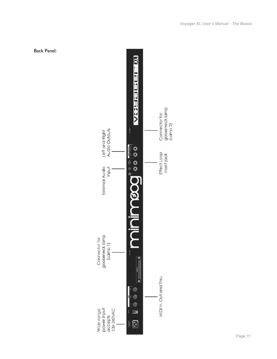 Moog Music Minimoog Voyager XL User Manual | Page 9 / 100