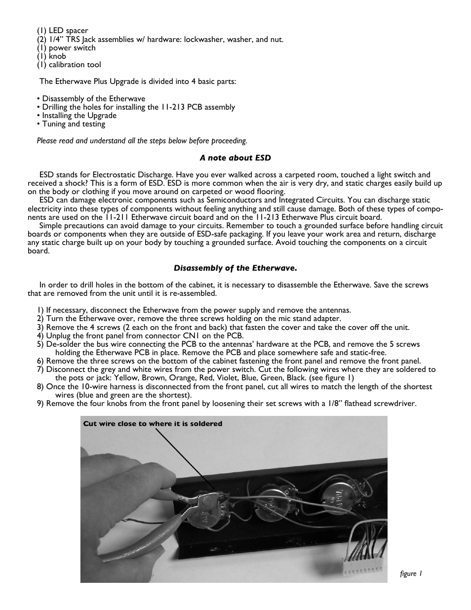 Moog Music Etherwave Plus Kit (Upgrade Instructions) User Manual | Page 2 / 12