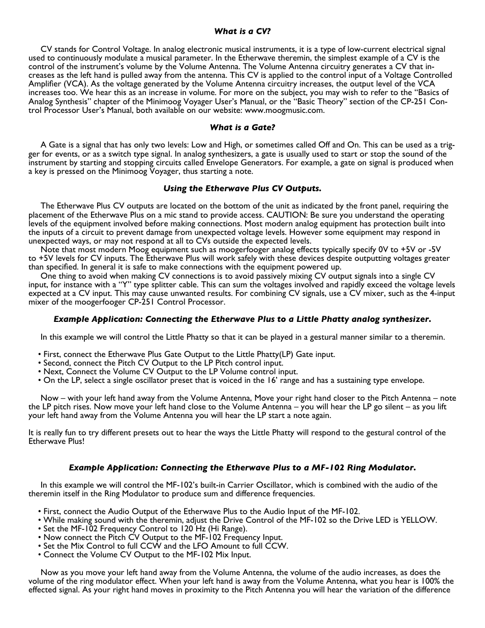 Moog Music Etherwave Plus Kit (Upgrade Instructions) User Manual | Page 8 / 12