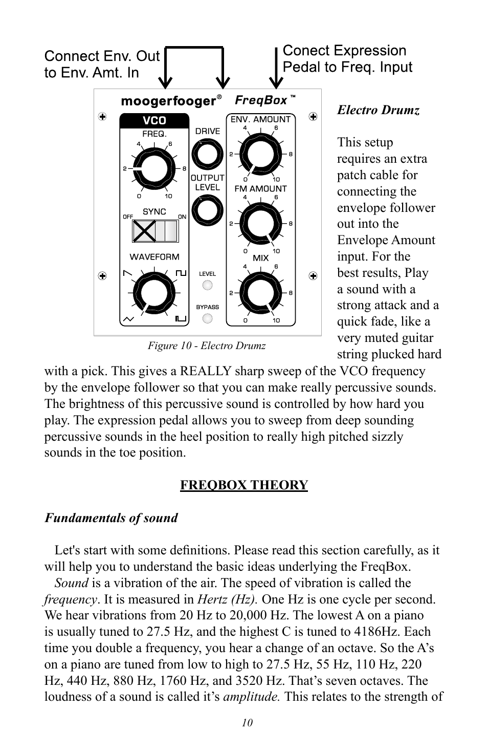 Moog Music MF-107 FreqBox User Manual | Page 10 / 28