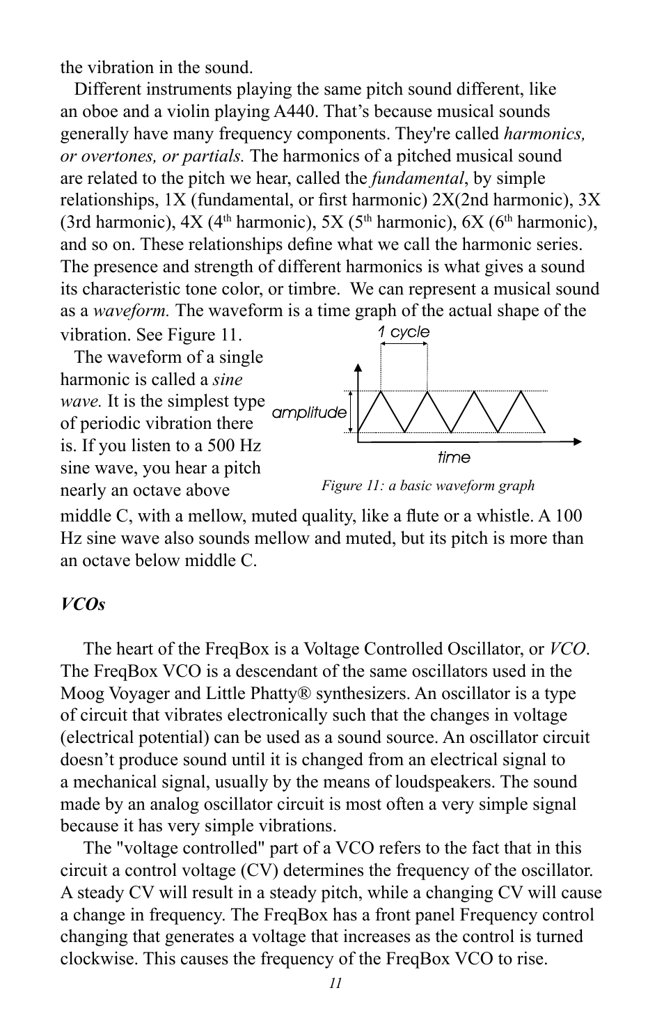 Moog Music MF-107 FreqBox User Manual | Page 11 / 28